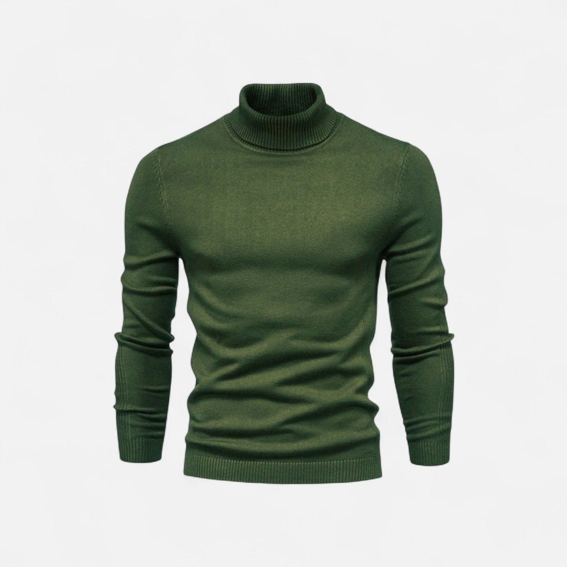 Diego | Suéter de Cuello Alto de Algodón para Hombre con Estilo Atemporal 11