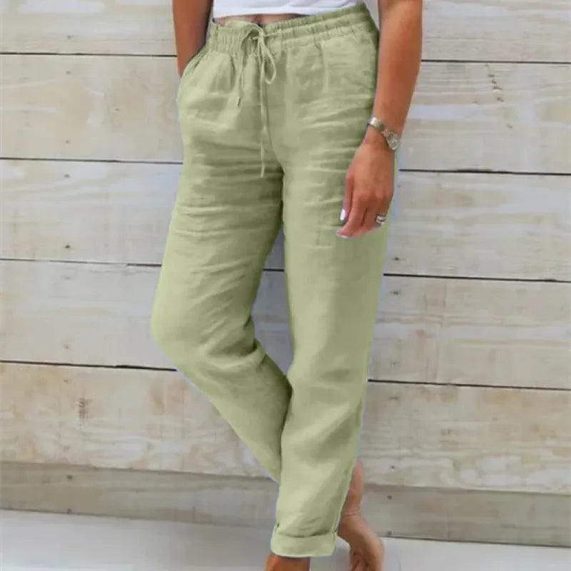 Sofia | Pantalones Holgados con Cordón para Mujer 4