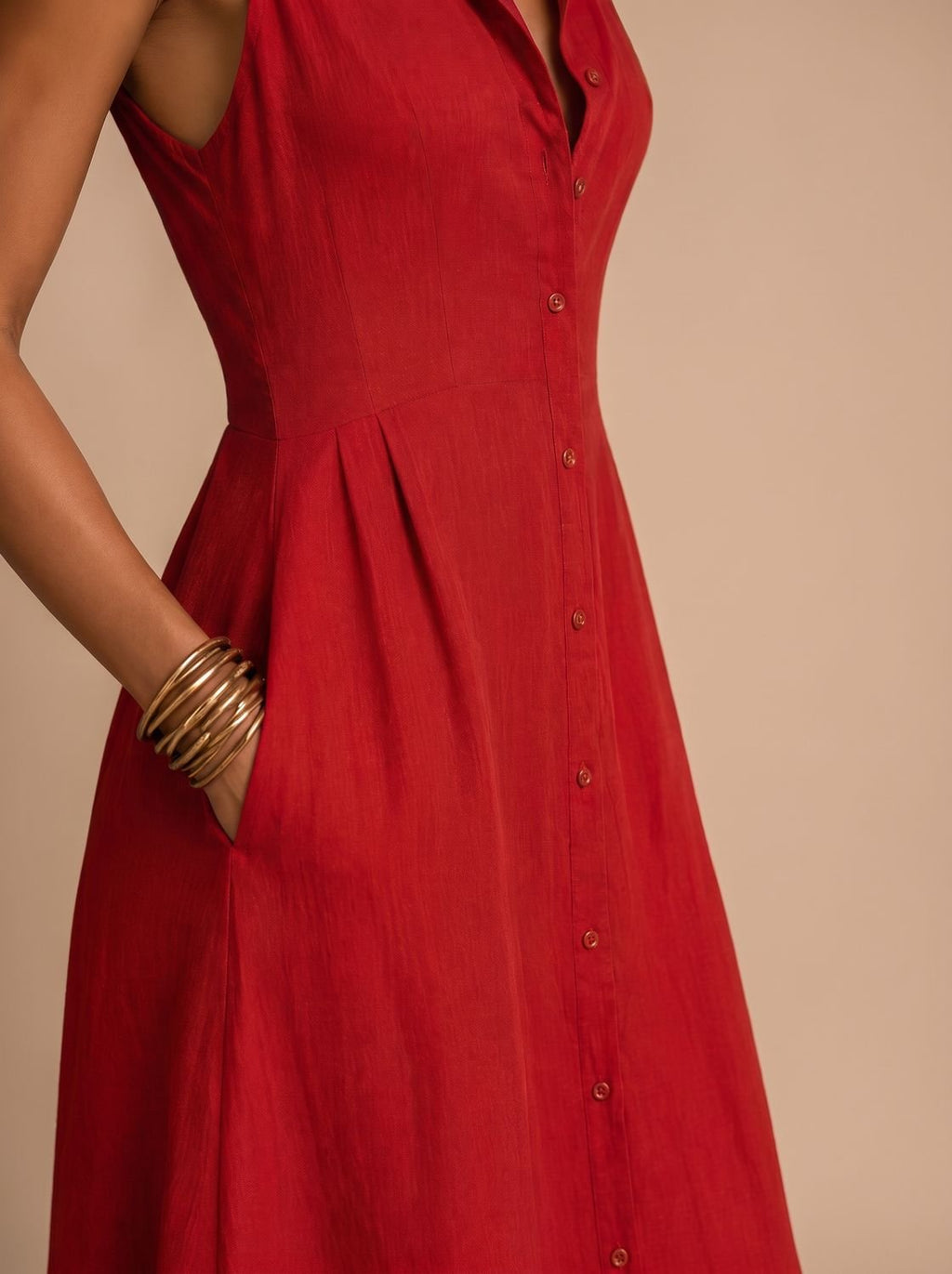 Vestido maxi boho de mujer con caída fluida y corte hasta el suelo
