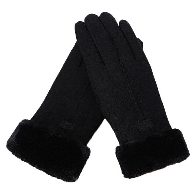 Guantes de invierno COPELIA mostrando el ajuste elegante en la muñeca