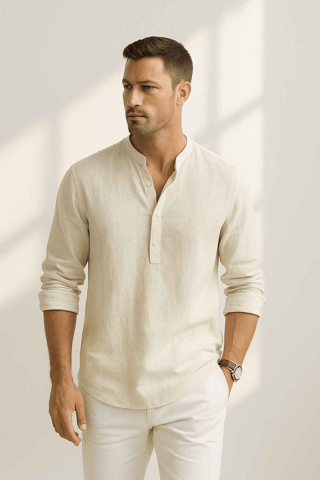 Ethan | Camisa de Lino Casual para Hombre - Noa Lagos