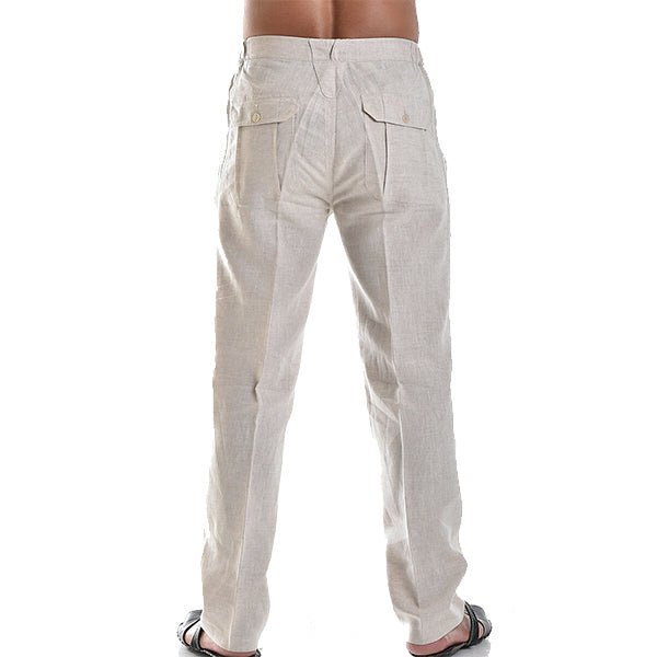 Ethan | Pantalones Ligeros Rectos con Pliegues Sutiles - Noa Lagos