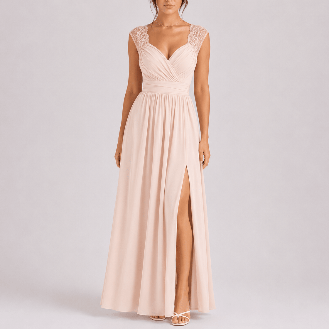 Isabel | Vestido Largo de Noche con Abertura Lateral para Mujer - Noa Lagos