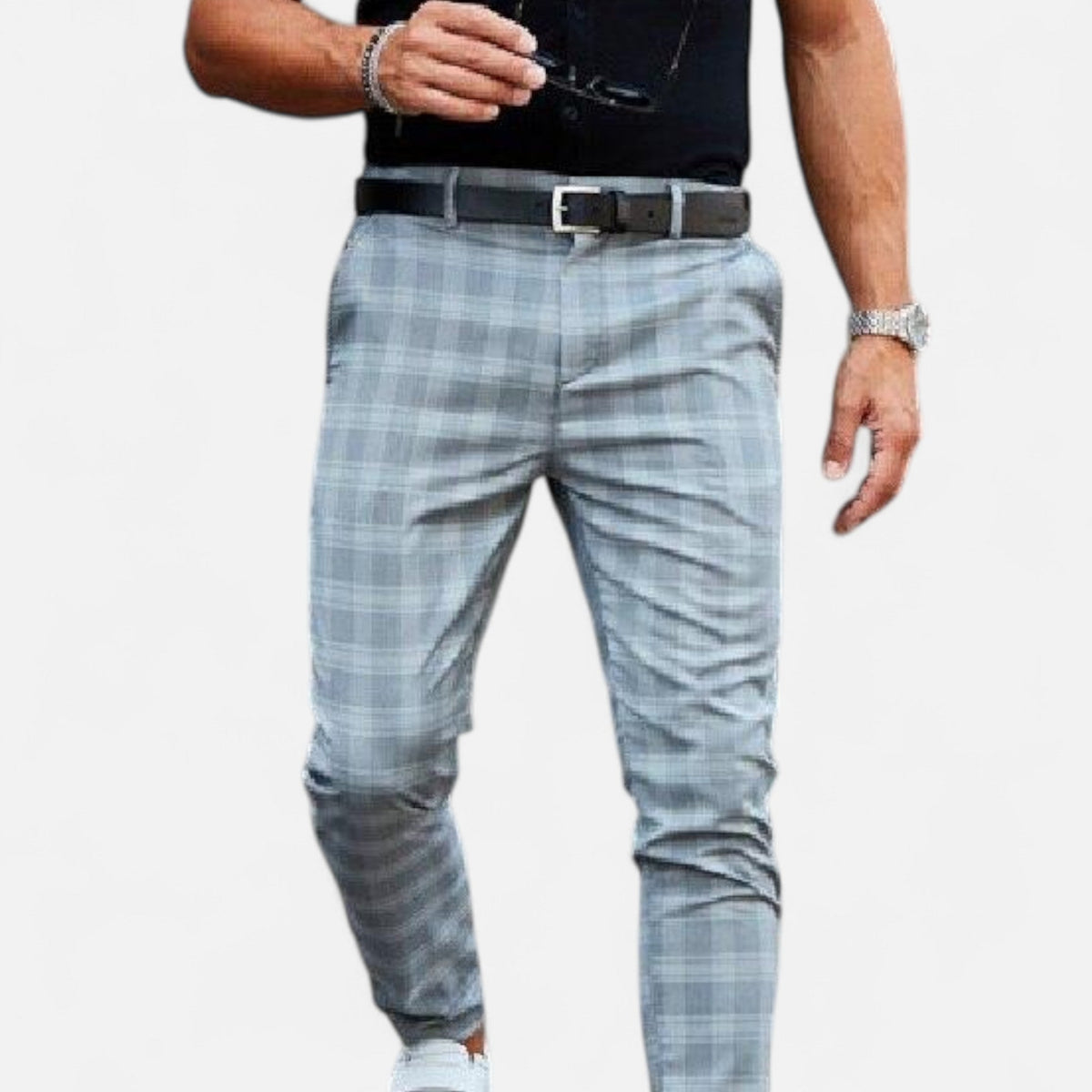 Javier | Pantalón Chino de Cuadros Premium para Hombre - Noa Lagos