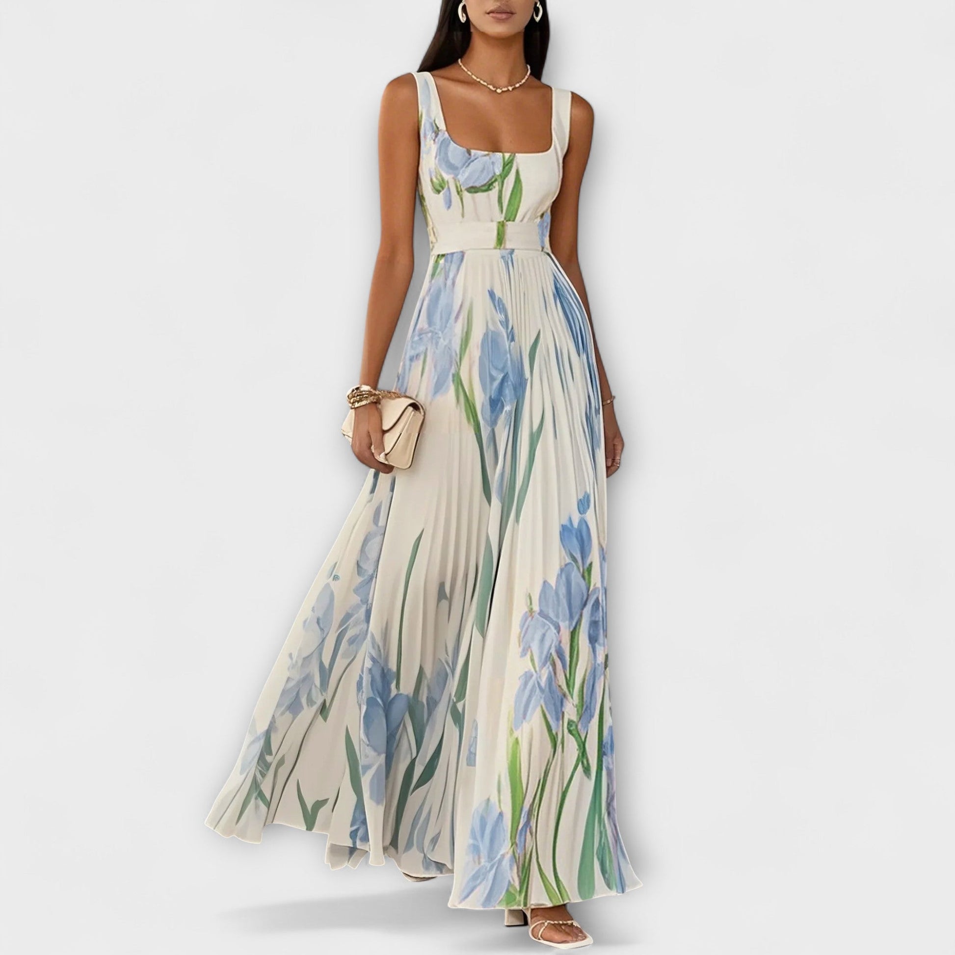 Sofía | Elegante Vestido Largo Floral Veraniego - Noa Lagos