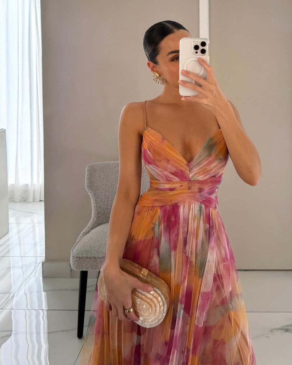 Sofia | Vestido Largo Floral Elegante para Mujer Verano - Noa Lagos