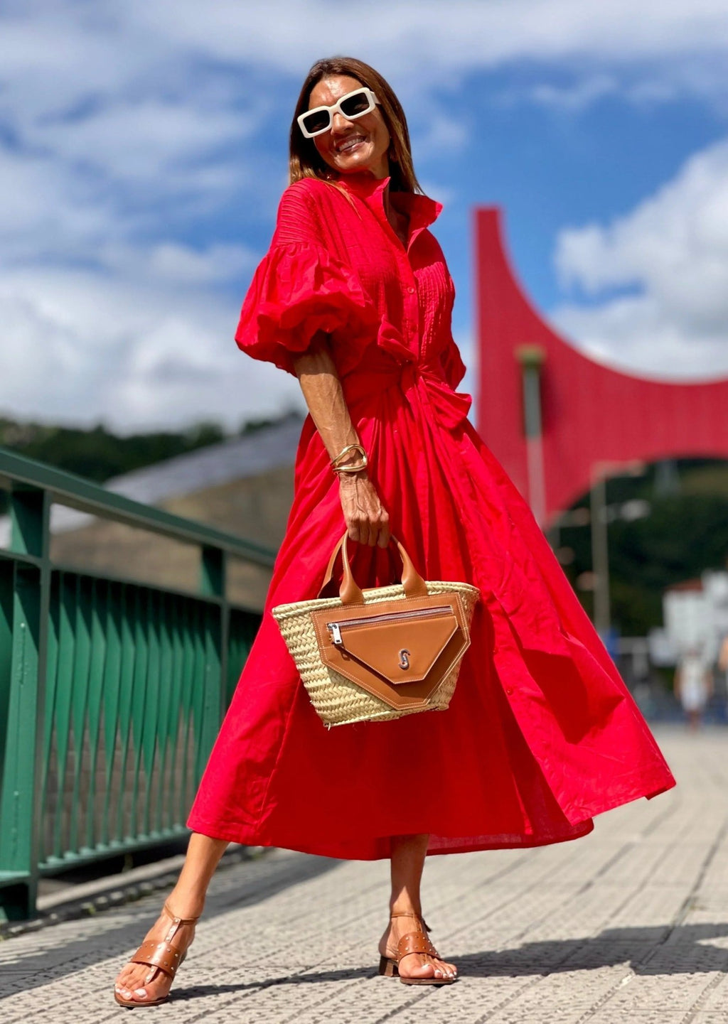 Sophia | Elegante Vestido Largo Rojo - Noa Lagos