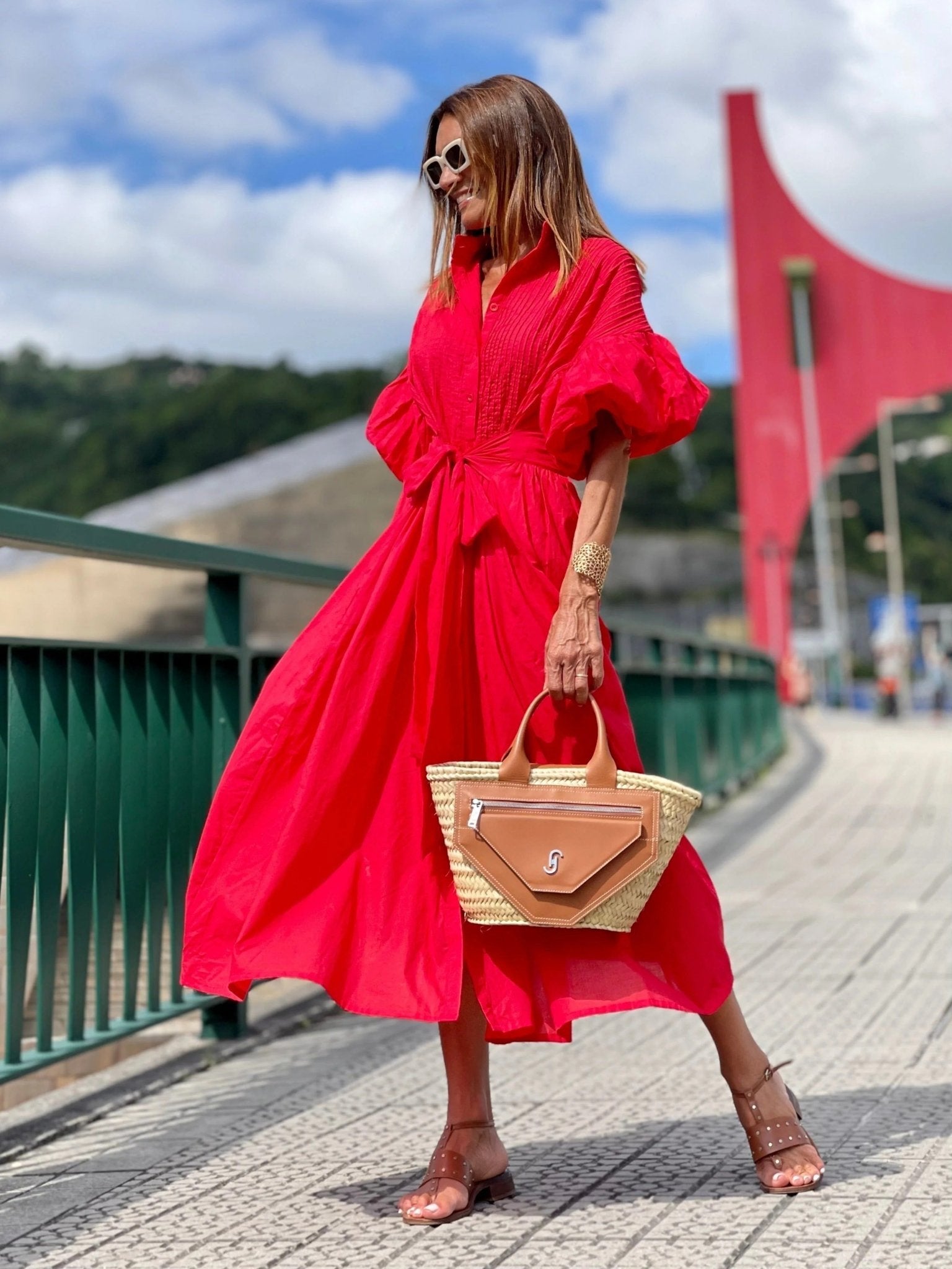 Sophia | Elegante Vestido Largo Rojo - Noa Lagos